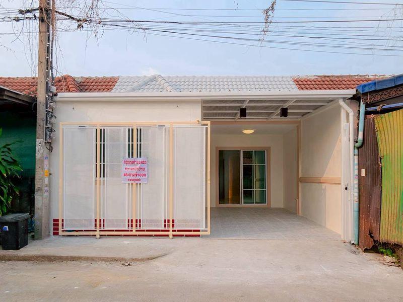 หมู่บ้านบัวทอง4  (คุณาภัทร) บางบัวทองทาวน์เฮ้าส์ชั้นเดียว ตกแต่งใหม่ พร้อมเข้าอยู่ ไม่ต้องทำเพิ่ม 1