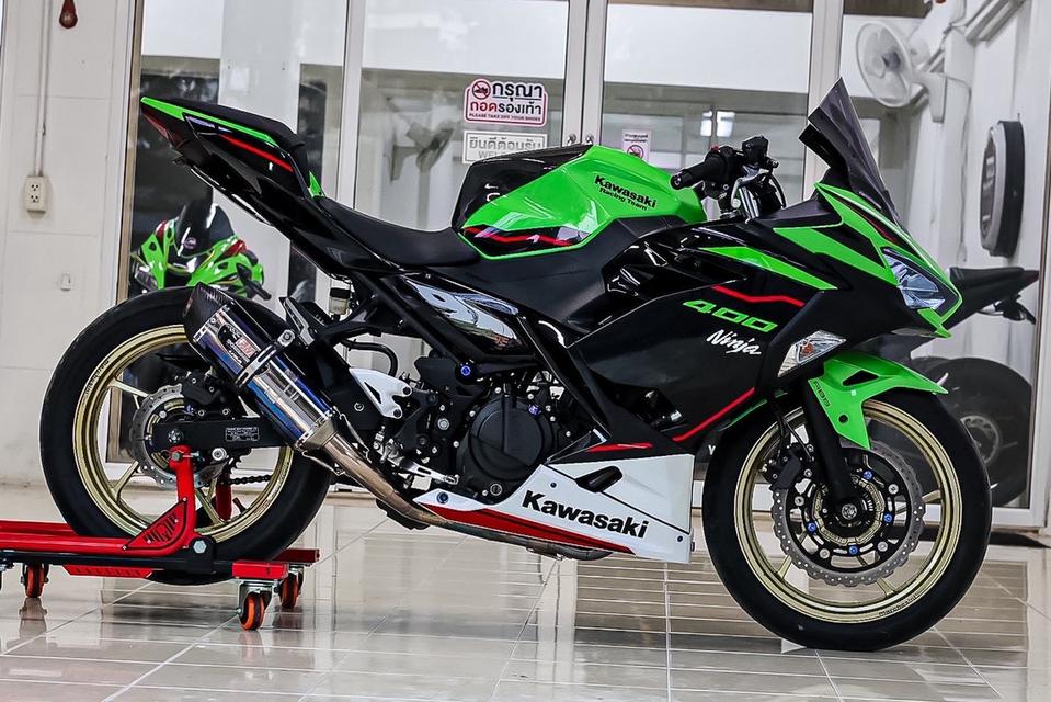kawasaki ninja400 ปี2021 สีเขียว