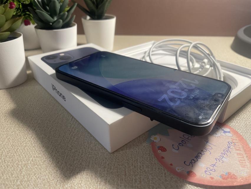 iPhone13 128GB ศูนย์ไทย ประกันเหลือมีนา70 แบต100% รูปที่ 8