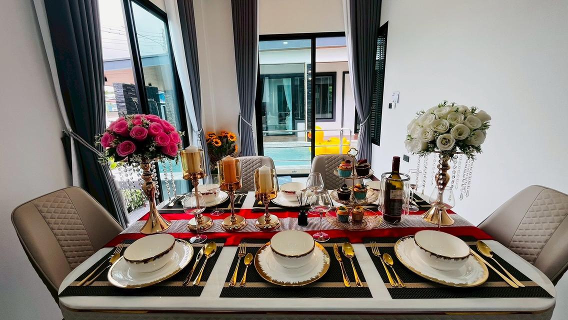 พูลวิลล่าหรู สไตล์ Modern Luxury – ทำเลศักยภาพ ย่านโป่ง พัทยา