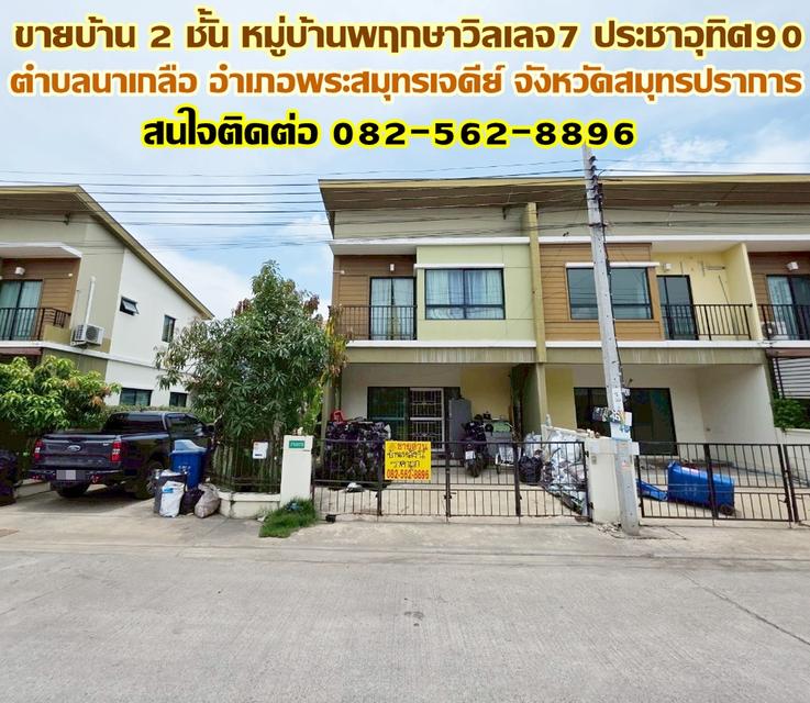 ขายบ้าน 2 ชั้น หมู่บ้านพฤกษาวิลเลจ7 ประชาอุทิศ90 พระสมุทรเจดีย์ จังหวัดสมุทรปราการ 1