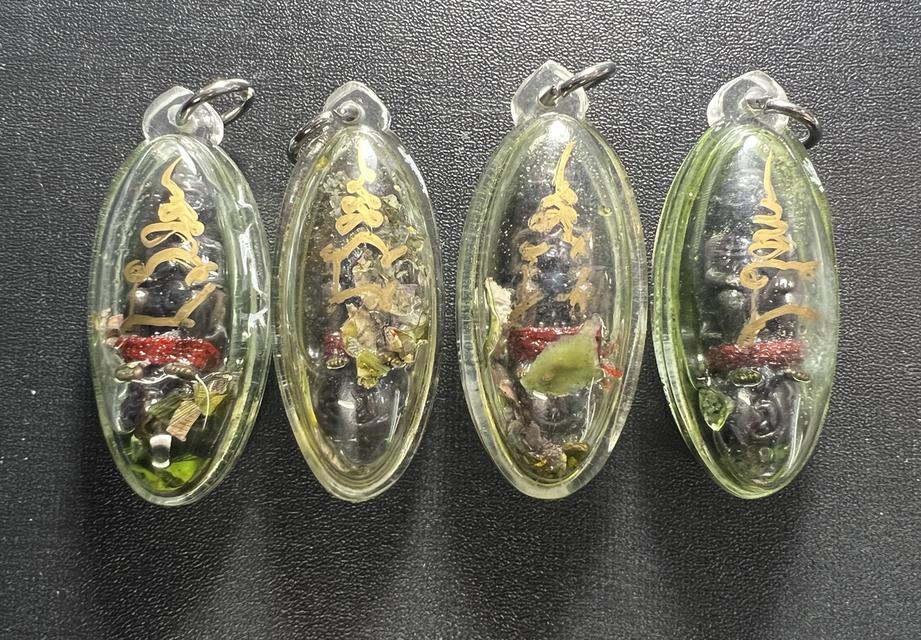 ⚰️ The Golden Oil Spirit: Look Krok Thep Rit "Wealth Caller" (Inlaid in Nam Man Prai) - Kruba Dhammamuni 2010 รูปที่ 4