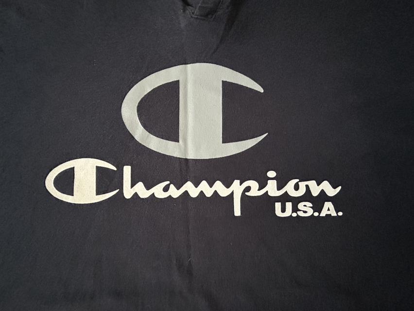 [เปิดขาย] 🏆 Vintage 90s Champion "V-Notch Split Neck" Big Logo [Japan Market] รูปที่ 4