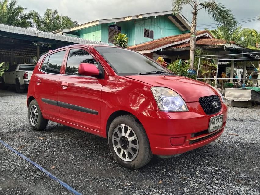 Kia Picanto ตัว Top สีแดง ปี 2008 จังหวัด ร้อยเอ็ด