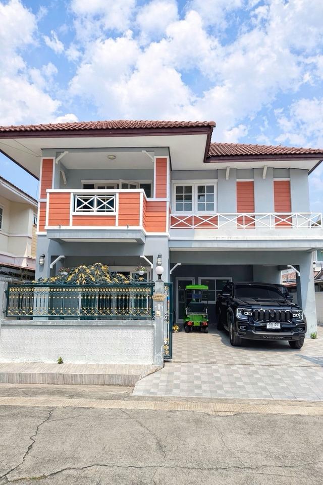 ขายบ้านเดี่ยว 2 ชั้น หมู่บ้านสินทวีการ์เด้น 3 อนามัยงามเจริญ-พระราม 2 ทำเลดี เดินทางสะดวก 1