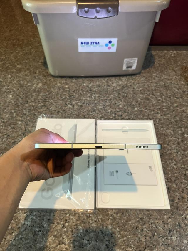 ขายSamsungTabS9FEสีMint128กิ๊กสูนTrue ใส่ซิมได้ยกกล่องไร้รอยถูกๆๆๆ รูปที่ 4