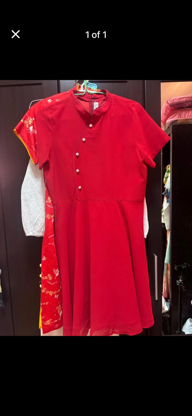 เดรสสีแดงใส่ทำงาน มือสอง รูปที่ 2