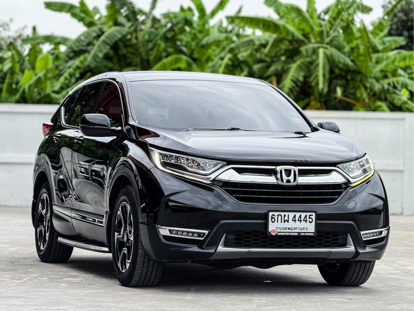 รหัสรถ WRT4445 2017 HONDA CRV 1.6 EL โฉม ปี17-23 สีดำ เกียร์ออโต้ ดีเซล 4WD รุ่นTOPสุด 18