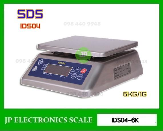 เครื่องชั่งน้ำหนักดิจิตอล6kg ค่าละเอียด1g ยี่ห้อ SDS รุ่น IDS04