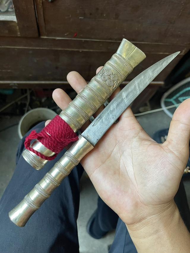 มีดหลูบเงินโบราณล้านนา ครูบาเทวฤทธิ์ มีดซุยอุ่ม มีดหมอล้านนา ตำราพระเจ้านั่งข่ม 10