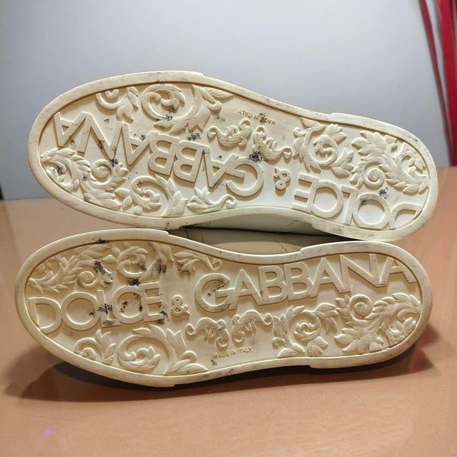 DOLCE & GABBANA D&G Leather Portofino Buckle “White”Size. 41/26(27)cm⭐️⭐️⭐️⭐️ Pre-owned/ Good Condition🔥 Price : 1,650฿ รูปที่ 3