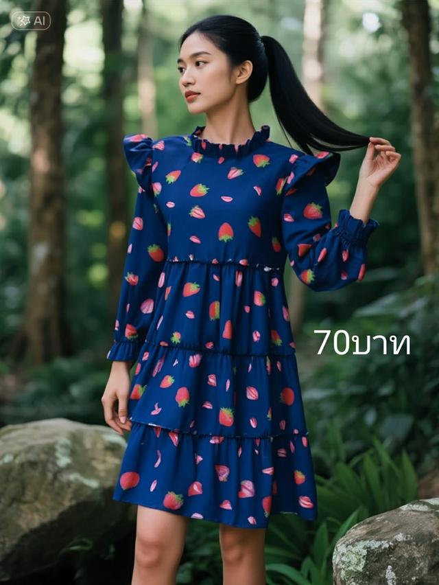 เสื้อผ้ามือสอง ชุดเดรส จั้ม 6