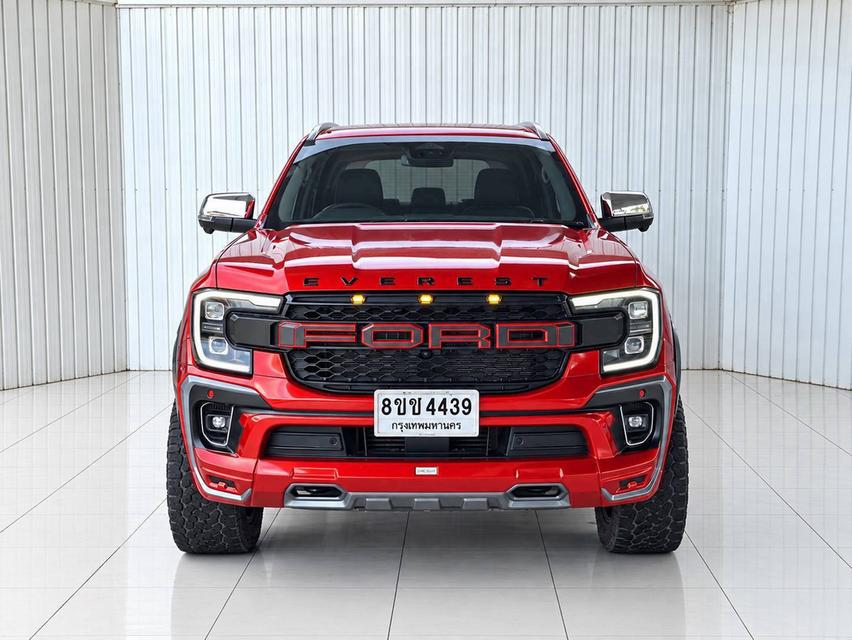 #FORD EVEREST, 2.0 BI-TURBO 4WD TITANIUM PLUS ปี 2023 สีส้ม โฉม ปี22-ปัจจุบัน-ภายนอกติดตั้งชุดแต่ง