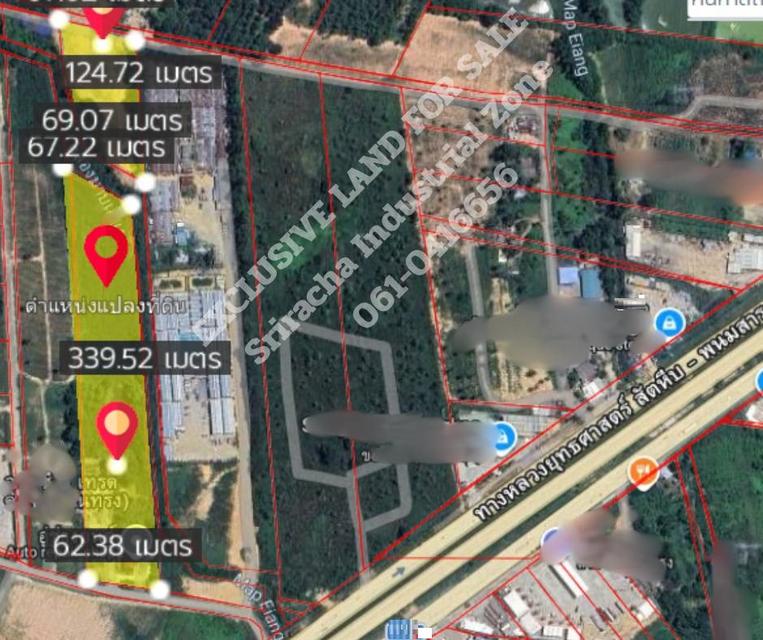 ขายที่ดินผังสีม่วงแท้ เนื้อที่รวม 17 ไร่ 2 งาน 8.4 ตร.ว (2แปลงติดกัน) ต.เขาคันทรง อ.ศรีราชา จ.ชลบุรี 1
