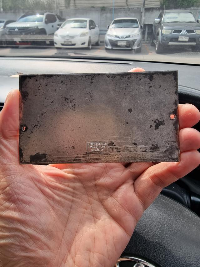 วันนี้มีของหายากเข้ามาครับ แรร์ไอเทม ป้ายรถ ADAC AMC ปี คศ. 1973 ครับ 2