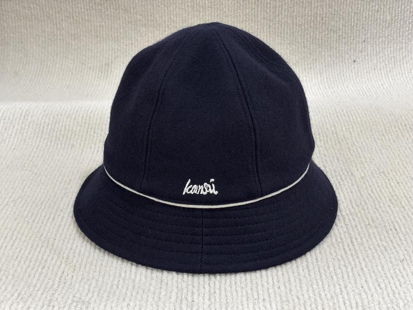 หมวกบักเก็ตขนสัตว์วินเทจ Kansai สีน้ำเงินเข้ม ขนาด59cm