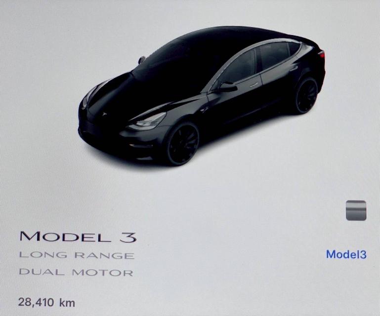 TESLA MODEL3 Long Range 2023 รถสีดำแร็บฟิล์มสีเทามา สวยปิ้งเลย 18