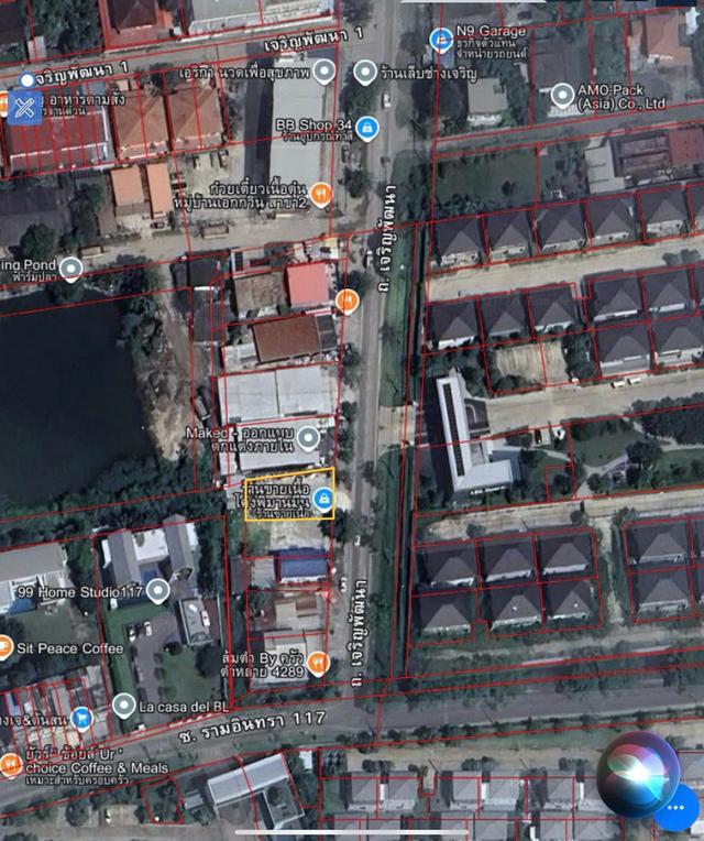 ที่ดิน ซ.รามอินทรา117 ติด ถ.เจริญพัฒนา 4