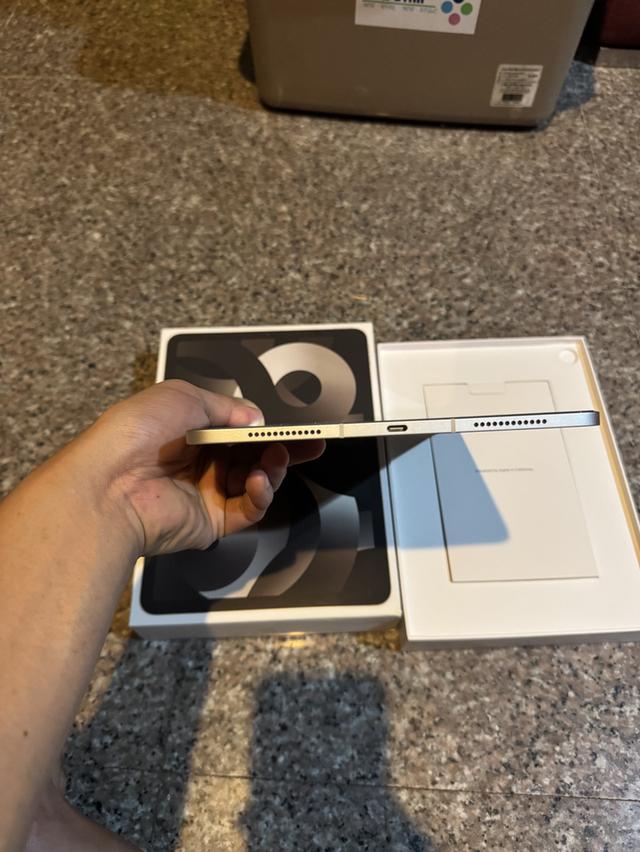 ขายiPadAir5M1สีหายากStar Light256กิ๊กWifi Celluerใส่ซิมได้ตัวTopยกกล่องไร้รอยตกถูกๆ