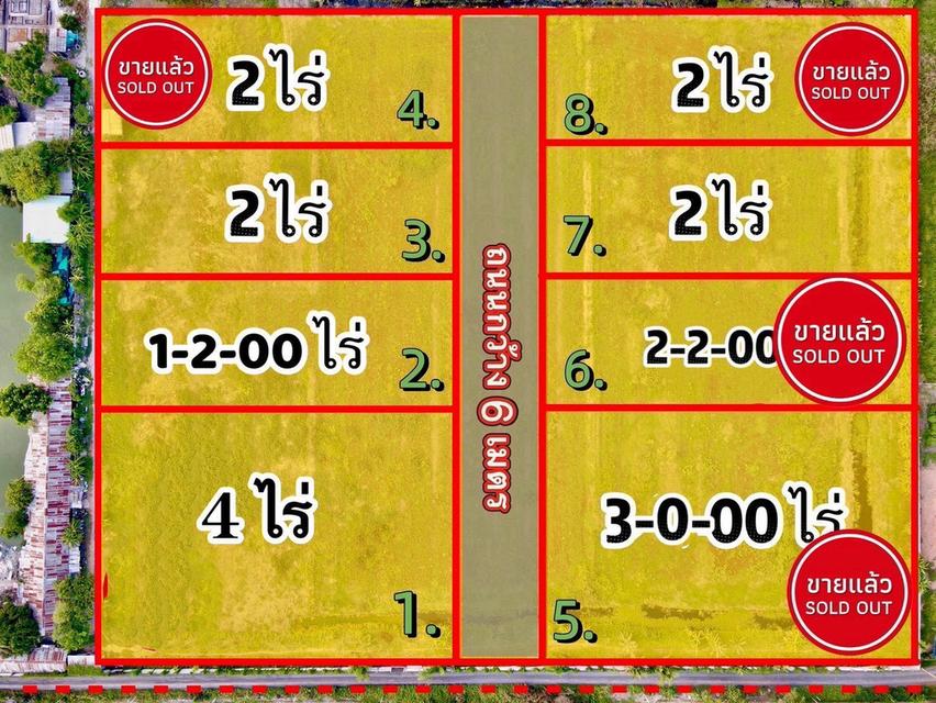 ที่ดินสวยทำเลดี ซ.พนารัตน์ ตำบล บึงบา อำเภอ หนองเสือ ปทุมธานี 2