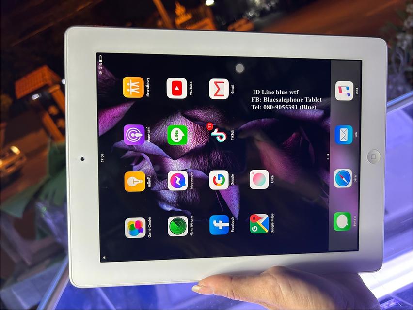 IPad3 16GB สีขาว wifi เครื่องศูนย์ไทย สภาพสวยแบตดี ใช้งานปกติ รูปย่อยที่ 3