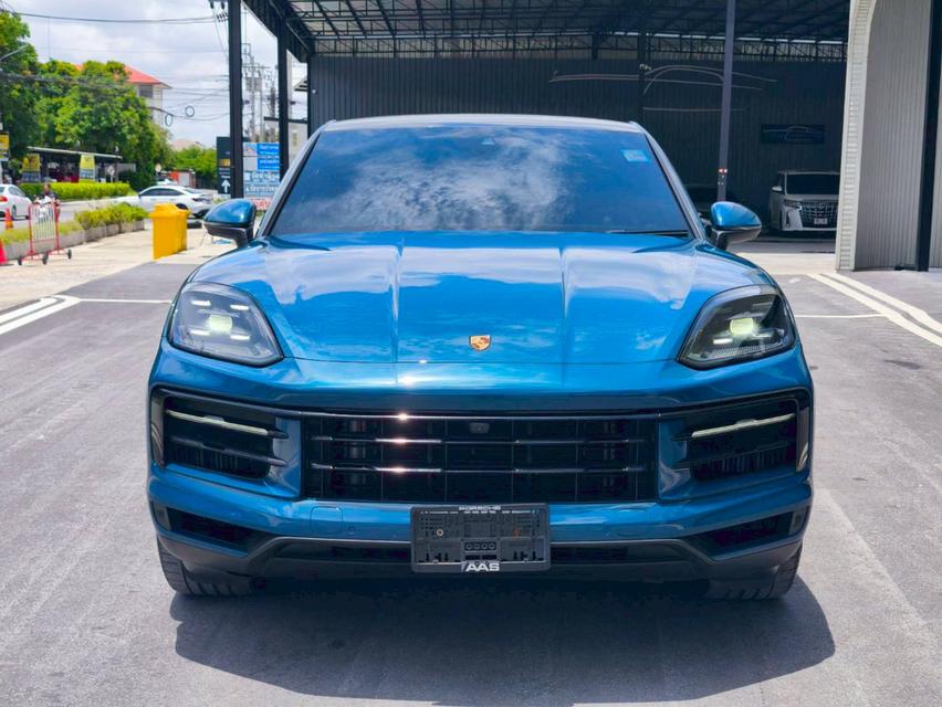 รหัสรถ KPV53 2025 PORSCHE CAYENNE 3.0 HYBRID COUPE สีใหม่ Moonlight Blue 19