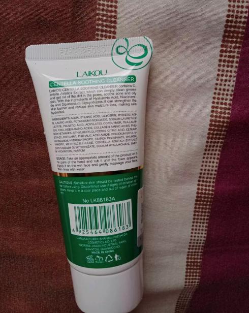 Laikou Cica Calming Cleanser Centella Soothing Foam 2