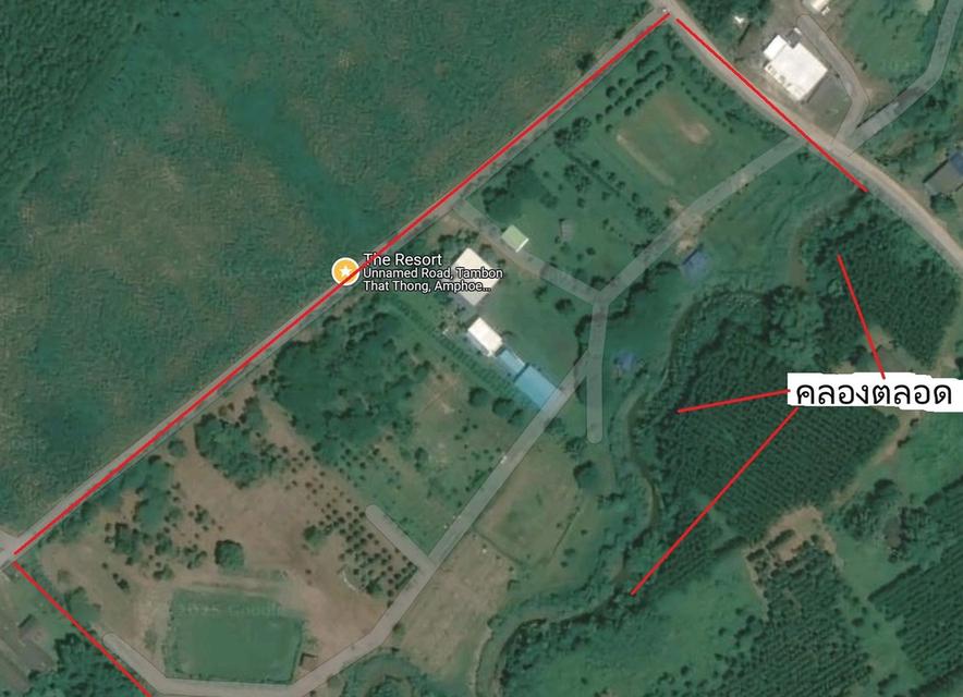 ที่ดิน 30.2 ไร่ ติดคลอง ติดถนน 3ด้าน ต.ธาตุทอง อ.บ่อทอง จ.ชลบุรี 3