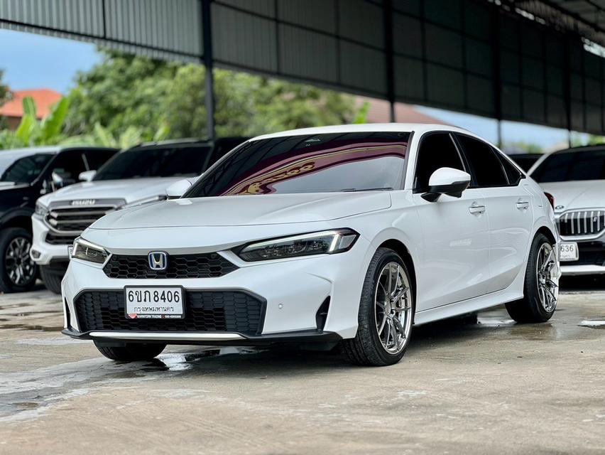 HONDA CIVIC, 2.0 e:HEV EL+ ปี 2025 โฉม FE ปี21-ปัจจุบัน สีขาว