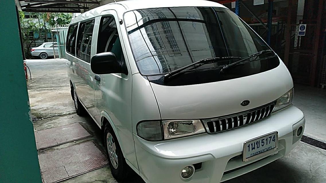 ขายรถตู้ KIA ปี 2550 วิ่งน้อยมาก สภาพสวย เดิมเดิมเครื่องดีเซล 6