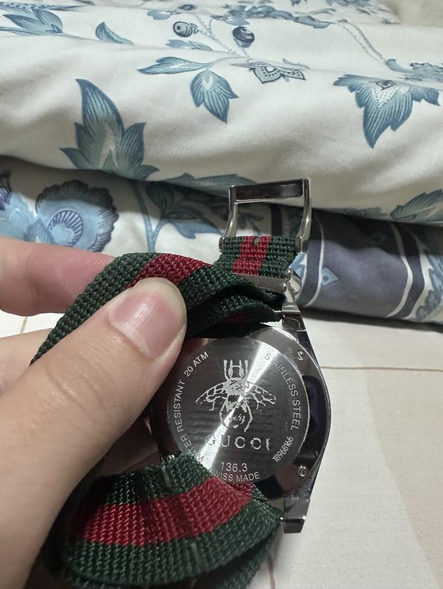 นาฬิกา Gucci Dive Quartz Green Dial Two Tone