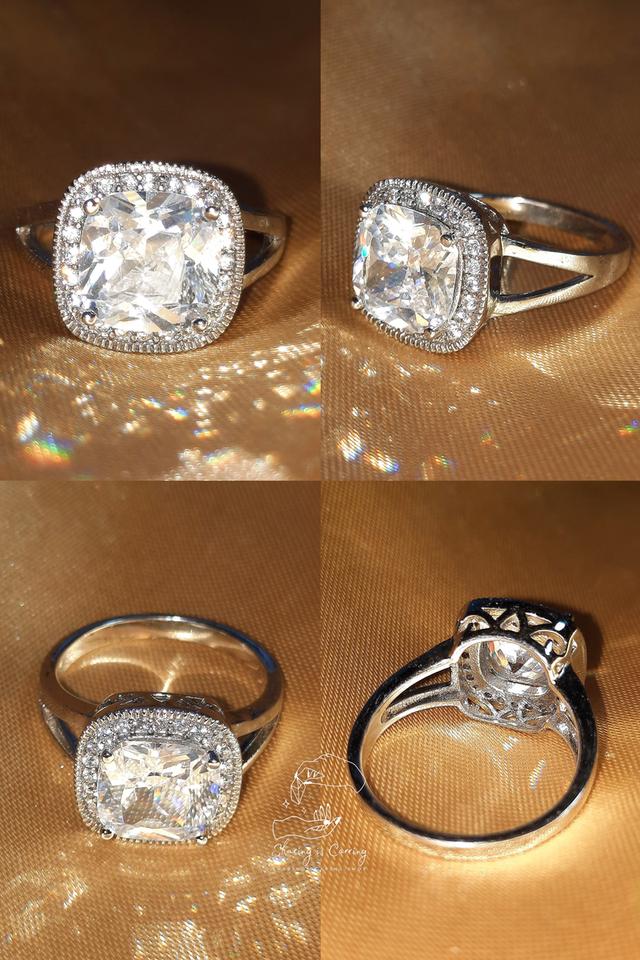 Fancy CZ A+++ Diamond ring ฿1,390.- 5