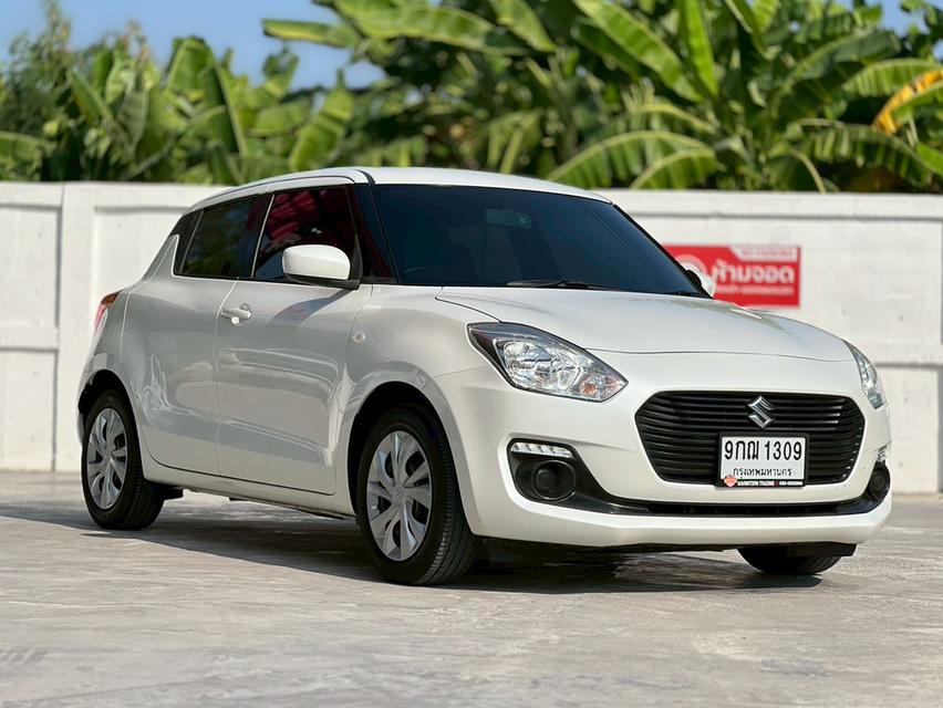 2019 SUZUKI SWIFT, 1.2 GL โฉม ปี18-ปัจจุบัน สีขาว เกียร์ออโต้ เครื่องเบนซิน รูปที่ 2