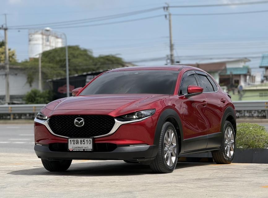 2020 MAZDA CX-30, 2.0 SP โฉม ปี19-ปัจจุบัน สีแดง ตัวท็อปสุด หลังคาซันรูฟ มือเดียวป้ายแดง
