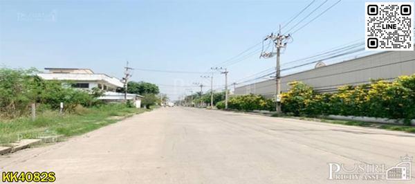 ที่สวยเทพ 3.5 ไร่ พื้นที่สีม่วง สร้างโรงงานได้ทุกประเภท ถมพร้อมใช้ พร้อมรั้ว 50% เทรลเลอร์สบาย ใกล้ ถ.เอกชัย และ พระราม 2 เพียง 1 กม. - KK4082S 6