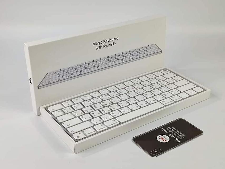 ขาย/แลก Magic Keyboard With Touch ID สภาพสวยมาก แท้ ครบยกกล่อง เพียง 2,990 บาท  1