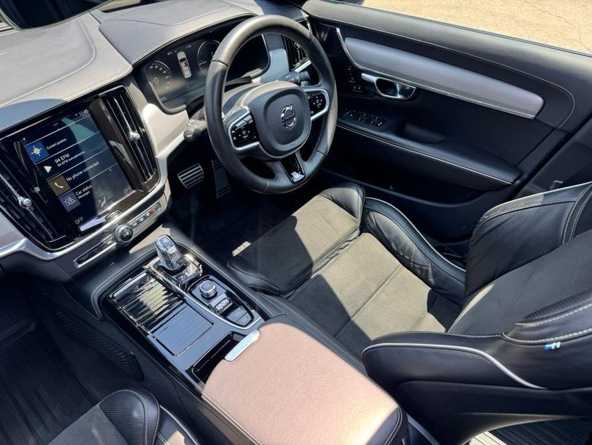 Volvo S90 T8 R-Design ท็อปสุดชุดแต่ง สีเทา ปี 2018 ไมล์แท้ 83,xxx km.  7