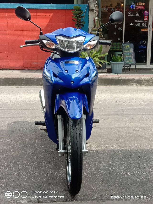 Honda Wave110i 2021 สีน้ำเงิน-เทา 1