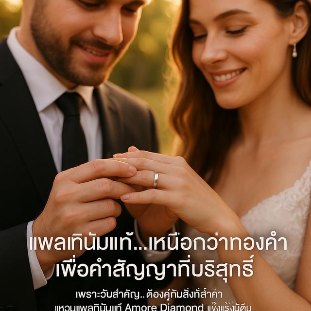 FineJewelThai | รับออกแบบ สั่งทำแหวนแพลทินัม Platinum95%