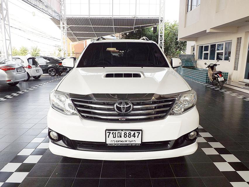 รหัสรถ KCY8847 TOYOTA FORTUNER 2.5G AUTO ขับ 2 ปี 2013 สีขาว รูปที่ 4