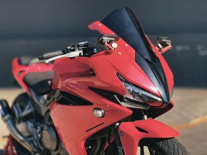 Honda CBR500 สีพีช 3