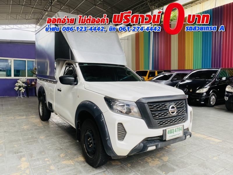 NISSAN NAVARA SINGLECAB 2.5 SL ปี 2022 ไมล์แท้ เกียร์ธรรมดา ฟรีหลังคาอลูมิเนียมใหม่