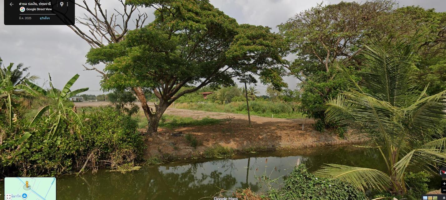 ที่ดินริมคลองให้เช่า5ไร่ บ่อเงิน20 ลาดหลุมแก้ว ปทุมธานี 5