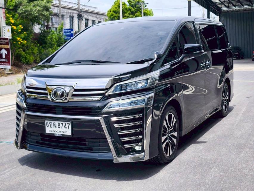 รหัสรถ KPV8747 2019 TOYOTA VELLFIRE 2.5 ZG Edition สึดำ เลขไมล์ 57,XXX KM