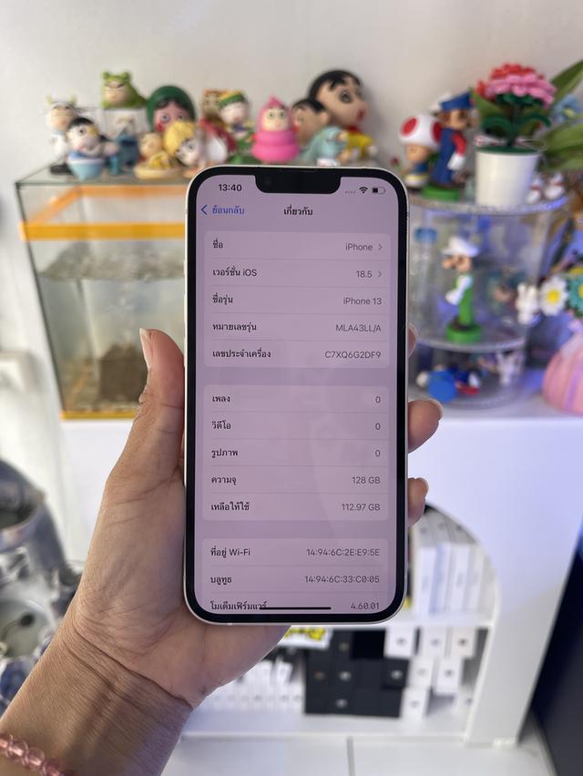 iPhone 13 128gb จอแท้ ปกติหมด เดิมๆ 11