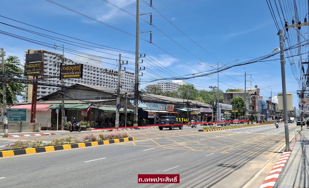 #ขายที่ดิน เมืองพัทยา ถนนเทพประสิทธิ์ เนื้อที่ 13-0-93.9 ไร่ 5