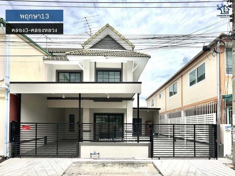 IN-031 ขายบ้านแฝดพลัส 2 ชั้น พฤกษา13 คลอง3 คลองหลวง เนื้อที่ 35 ตรว 3นอน 2น้ำ รีโนเวทใหม่ทั้งหลัง 1