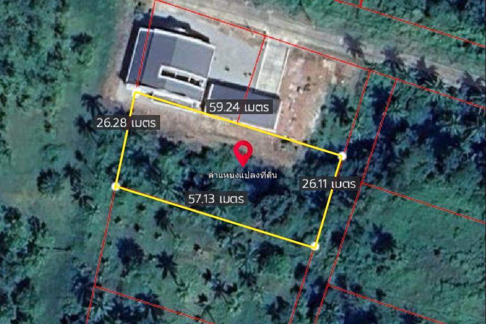 ที่ดินเปล่าประจวบคีรีขันธ์ ตำบลบางสะพาน อำเภอบางสะพานน้อย ที่ดินเงียบสงบ เนื้อที่ 1 ไร่ 4