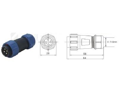 Connector WEIPU  SP13 and SP21 1