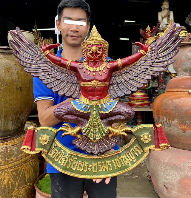 ครุฑธนาคาร พญาครุฑ แขวนผนัง ครุฑติดหน้าสำนักงาน ขนาด70ซม